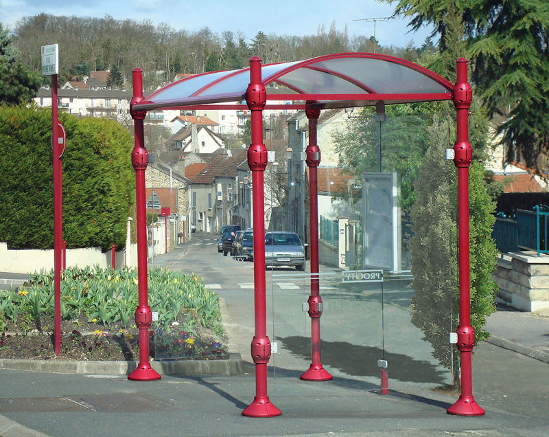 (obrázek pro) Autobusová zastávka PROVINCE 2 skl. bočnice, 250x173x250 cm, hl. AGORA